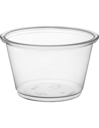 Dart Solo 4 oz Clear Plastic Souffle Cup /...