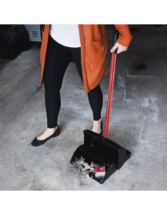 Black Lobby Dust Pan (Closed Lid) 2