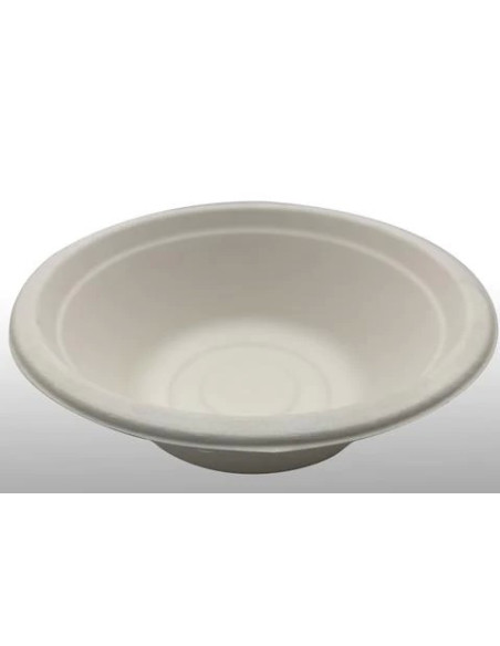 EccoCane 32oz 7.5" Round Sugarcane Bagasse Bowl