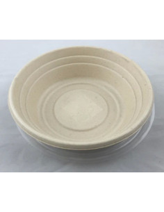 EccoCane 29oz 7" Round Sugarcane Bagasse Container 2