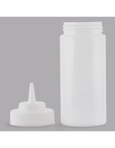 16 oz. Clear Widemouth and Standard Cone Tip...