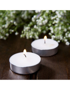 3 to 4 Hour White Tea Light Candle - 500/Case 2