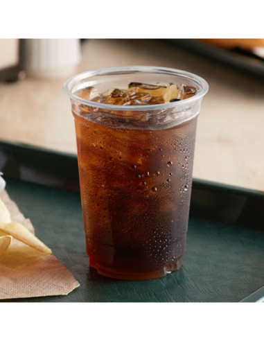10 oz. Clear PET Plastic Cold Cup - 1000/Case
