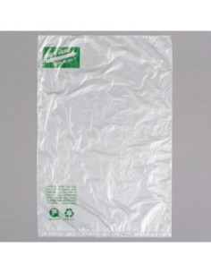 12" x 20" Plastic Side Print Produce Bag on a Roll - 4/Case 2