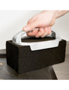 Scrubble by ACS GB12-TSH 8" x 4" x 3 1/2" Grill Brick -... 2