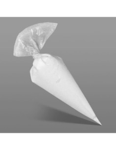 21" High-Grip Clear Disposable Pastry Bags - 100/Roll