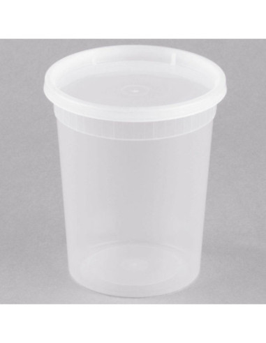 Heavy Duty 32 oz Microwavable Translucent...