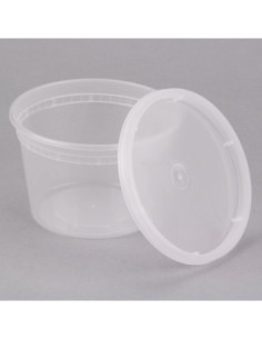 Heavy Duty 16 oz Microwavable Translucent Plastic Deli... 2