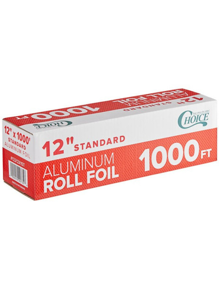 12" x 1000' Food Service Standard Aluminum Foil Roll