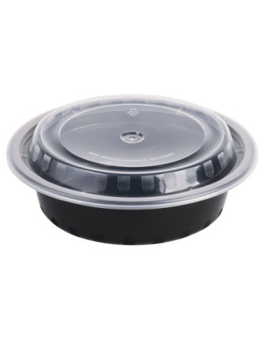 Black Round 16oz Microwavable Heavy Weight...