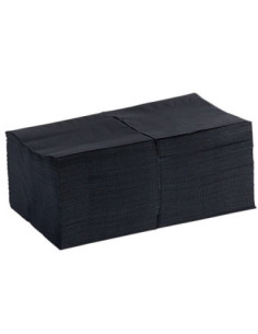 2-Ply Black Beverage Cocktail Napkins 1000/Case 2