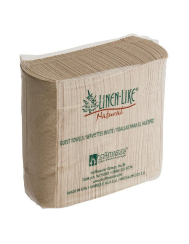 Hoffmaster 12" x 17" Linen-Like Natural Kraft...