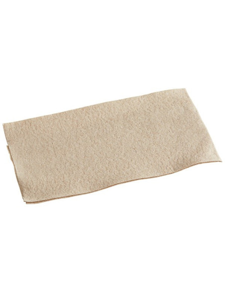 Hoffmaster 12" x 17" Linen-Like Natural Kraft Guest Towel 500/Case