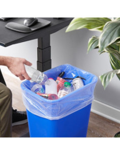 HDPE Econ Clear Garbage Bag Coreless Roll, 12-16 Gal,... 2