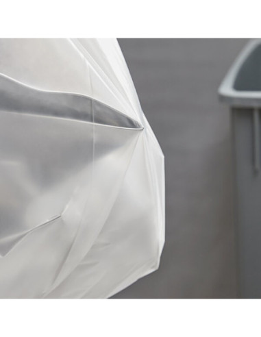 HDPE Econ Clear Garbage Bag Coreless Roll,...