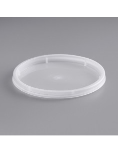 Microwavable Translucent Plastic Deli Container Lid fits...